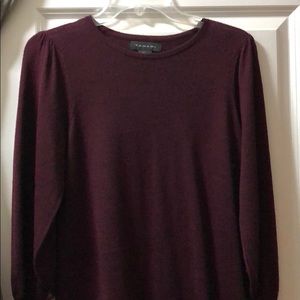 Purple/Merlot Tahari Sweater dress